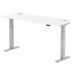 OE - Air Height Adjustable Slimline Desk With Cable Ports - Image 12