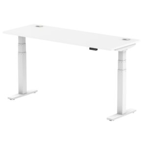 OE - Air Height Adjustable Slimline Desk With Cable Ports - Image 32