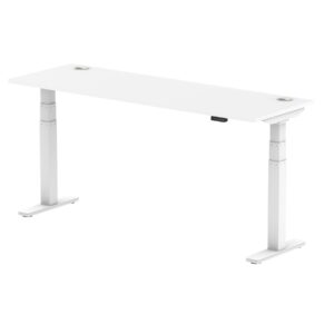 OE - Air Height Adjustable Slimline Desk With Cable Ports - Image 33