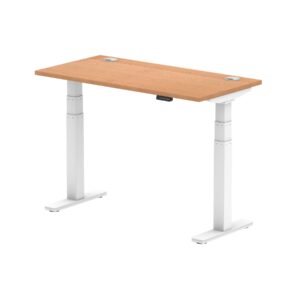 OE - Air Height Adjustable Slimline Desk With Cable Ports - Image 38