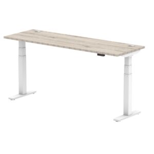 OE - Air Height Adjustable Slimline Desk With Cable Ports - Image 49