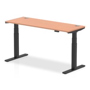 OE - Air Height Adjustable Slimline Desk With Cable Ports - Image 51