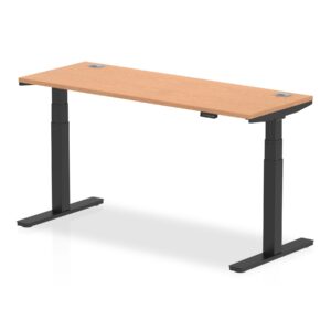 OE - Air Height Adjustable Slimline Desk With Cable Ports - Image 67