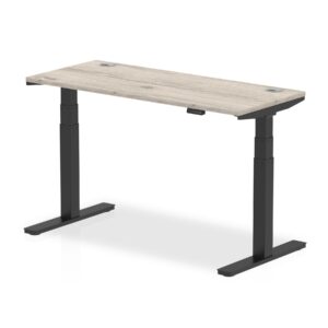 OE - Air Height Adjustable Slimline Desk With Cable Ports - Image 70