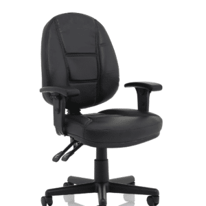 Jackson Medium Back Black Leather Task Operator Office Chair - Image 8