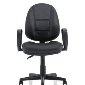 Jackson Medium Back Black Leather Task Operator Office Chair - Image 13