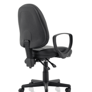 Jackson Medium Back Black Leather Task Operator Office Chair - Image 18