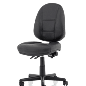 Jackson Medium Back Black Leather Task Operator Office Chair - Image 2