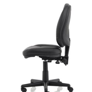 Jackson Medium Back Black Leather Task Operator Office Chair - Image 3