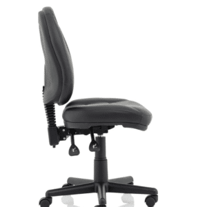 Jackson Medium Back Black Leather Task Operator Office Chair - Image 7