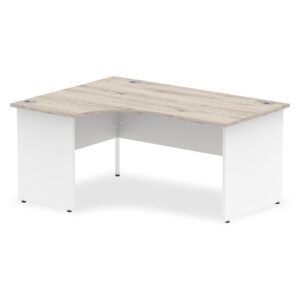 OE - Impulse 1600mm Left Crescent Desk Panel End Leg Two Tone - Image 5