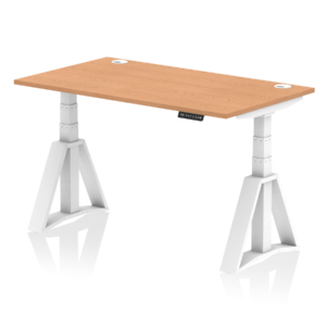 Air Height Adjustable Desk With Cable Ports With Piste Foot - Image 38