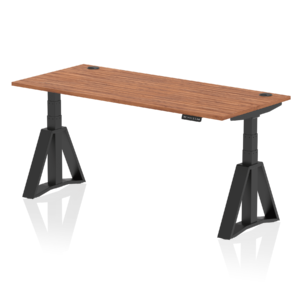 Air Height Adjustable Desk With Cable Ports With Piste Foot - Image 56