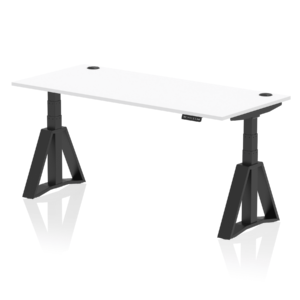Air Height Adjustable Desk With Cable Ports With Piste Foot - Image 60