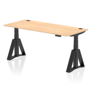 Air Height Adjustable Desk With Cable Ports With Piste Foot - Image 64