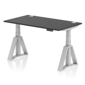 Air Height Adjustable Desk With Cable Ports With Piste Foot - Image 77