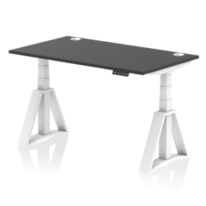 Air Height Adjustable Desk With Cable Ports With Piste Foot - Image 78