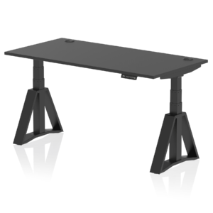 Air Height Adjustable Desk With Cable Ports With Piste Foot - Image 79