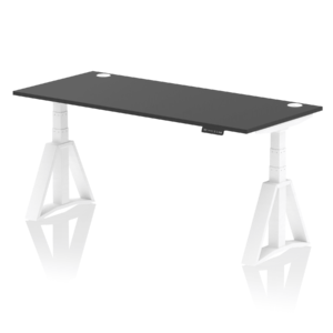 Air Height Adjustable Desk With Cable Ports With Piste Foot - Image 84