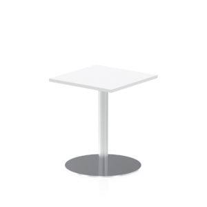 Italia Square Poseur Table Silver Leg - Image 3