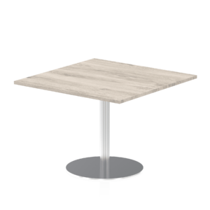 Italia Square Poseur Table Silver Leg - Image 18
