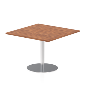 Italia Square Poseur Table Silver Leg - Image 26