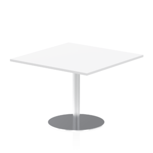 Italia Square Poseur Table Silver Leg - Image 27