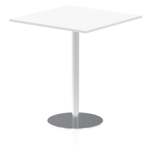Italia Square Poseur Table Silver Leg - Image 33