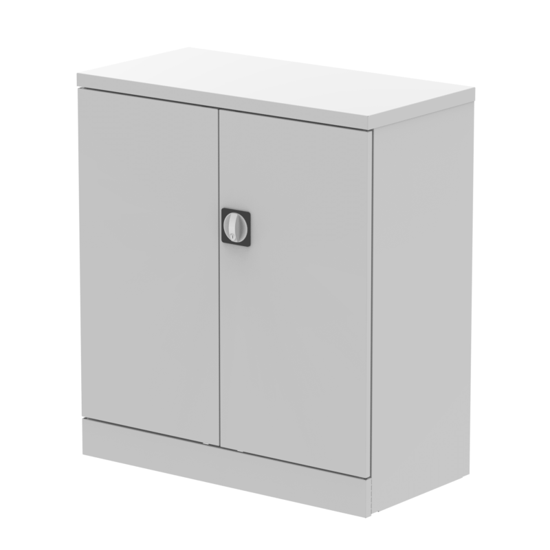 Qube Stationery 2-Door Cupboard With Shelf - Image 2
