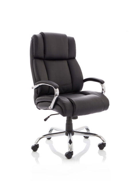 OE - Texas Executive Heavy Duty Chair Soft Bonded Leather With Arms