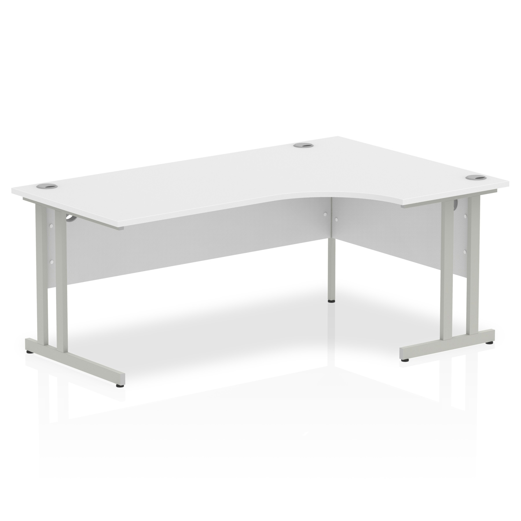 OE - Impulse 1800mm Right Crescent Desk Cantilever Leg - Image 2