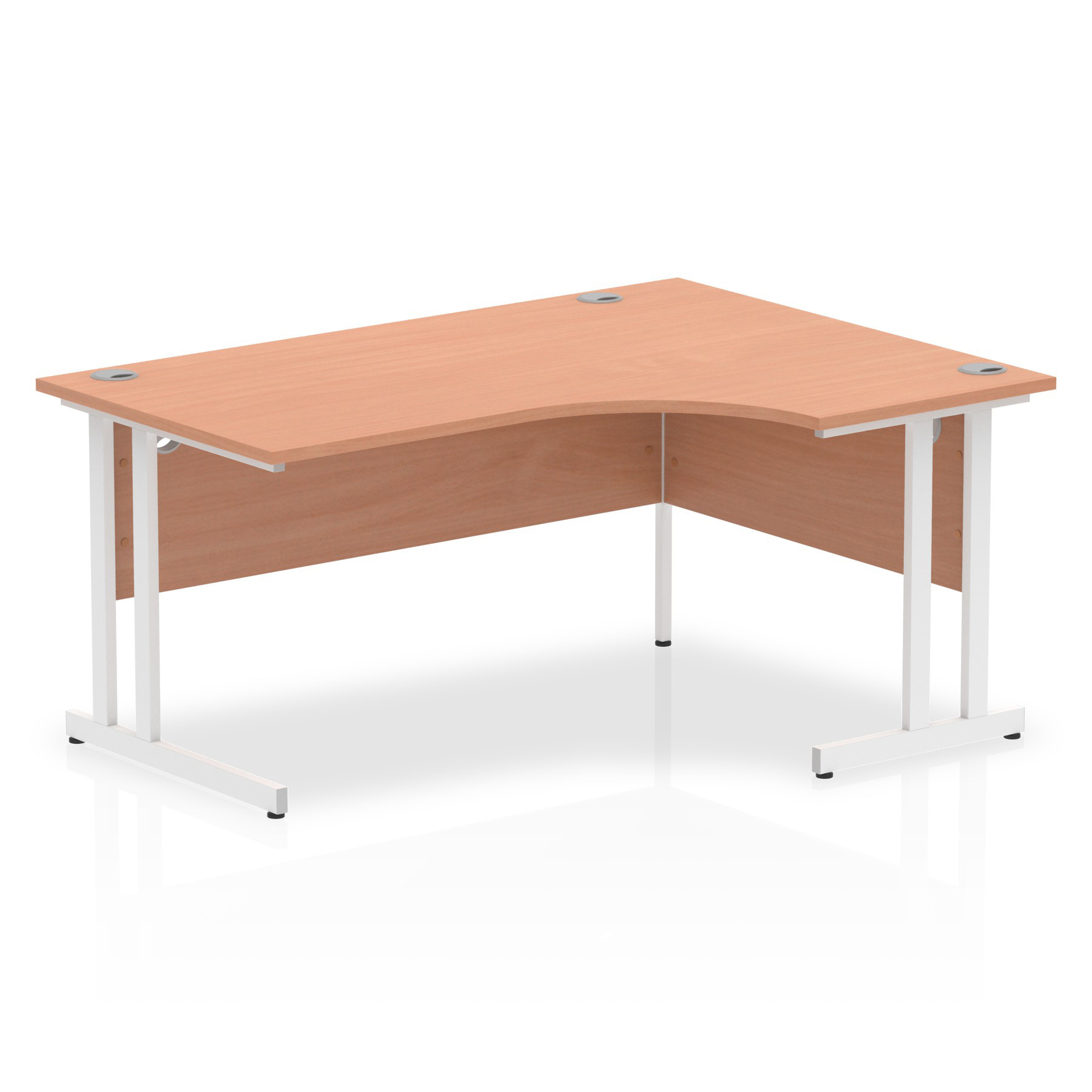 OE - Impulse 1600mm Right Crescent Desk Cantilever Leg - Image 6