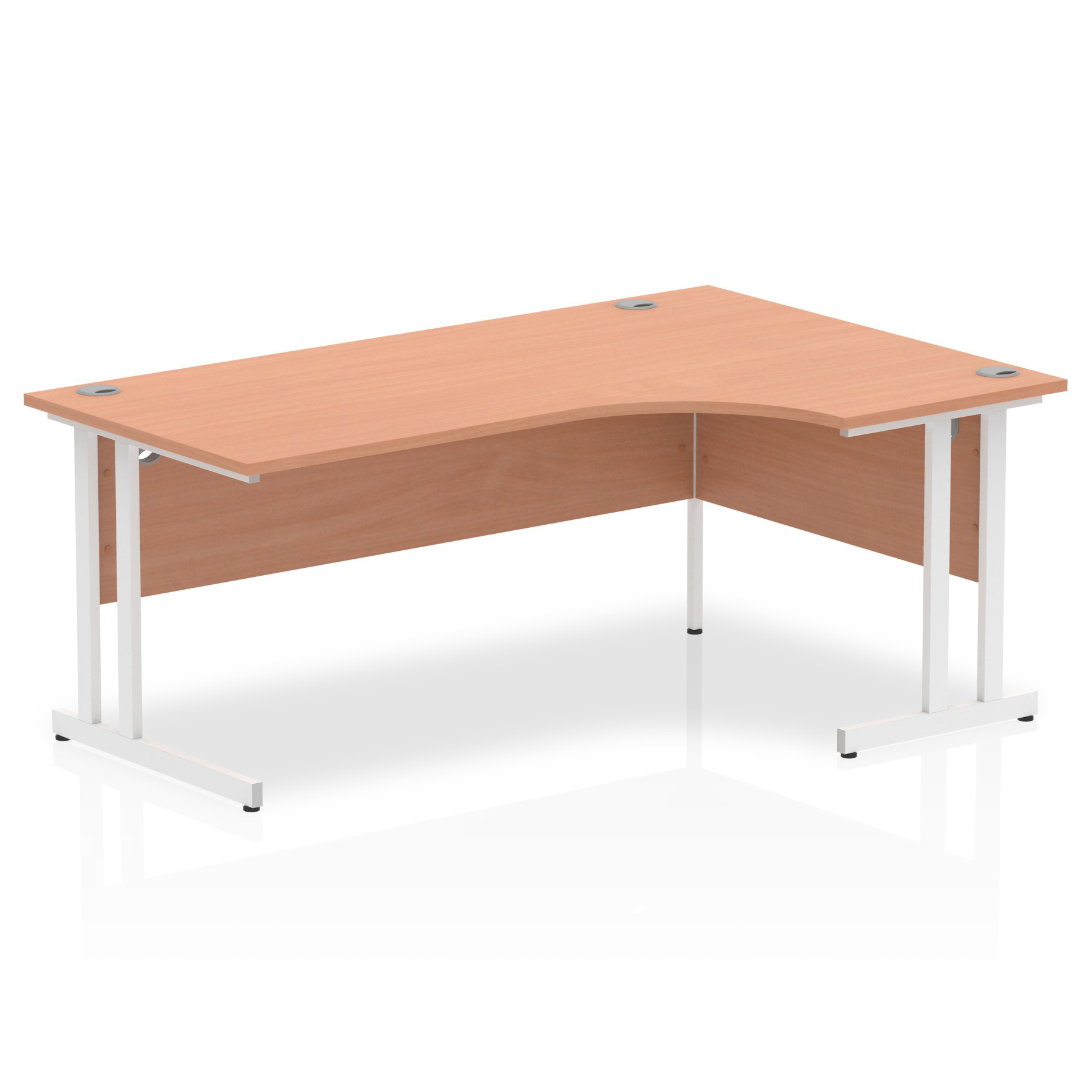 OE - Impulse 1800mm Right Crescent Desk Cantilever Leg - Image 6