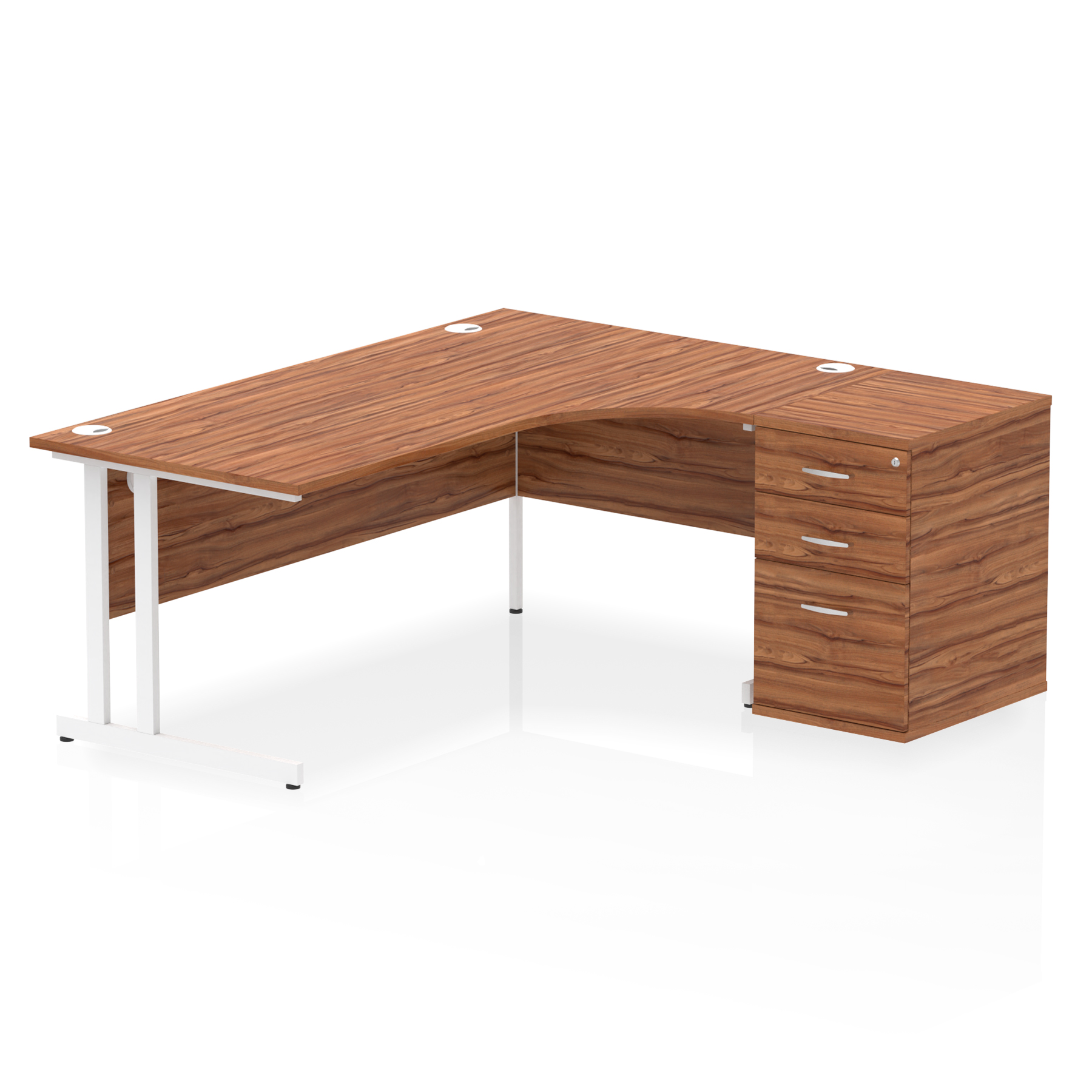 OE - Impulse 1800mm Cantilever Right Crescent Desk Workstation - Image 12