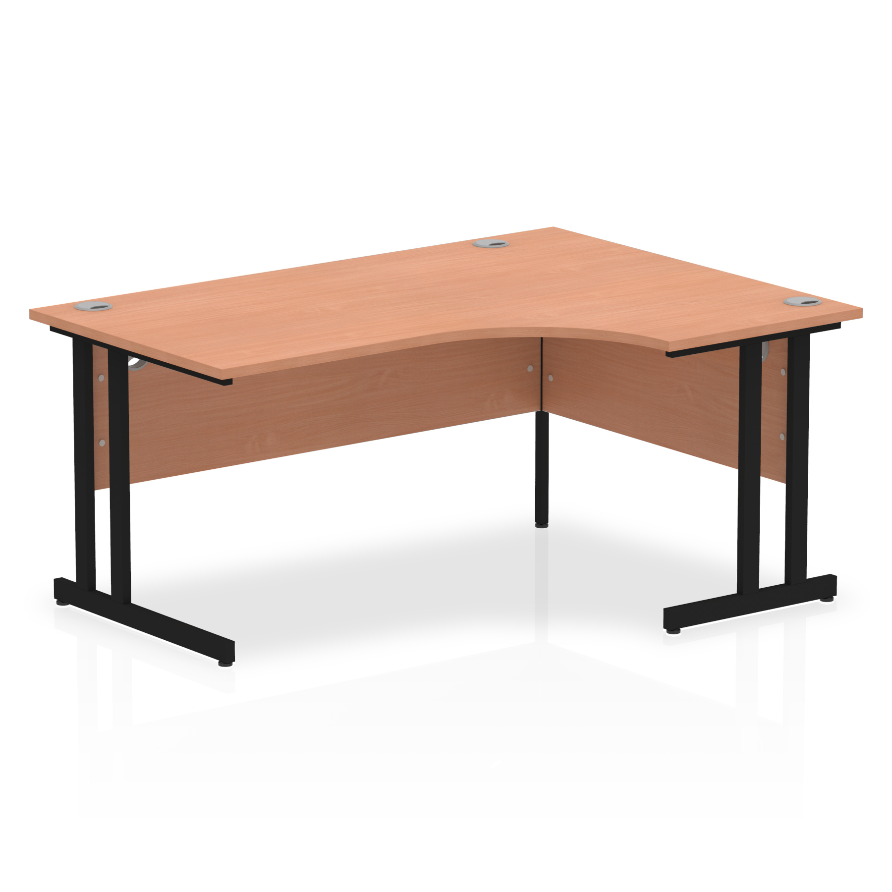 OE - Impulse 1600mm Right Crescent Desk Cantilever Leg - Image 13