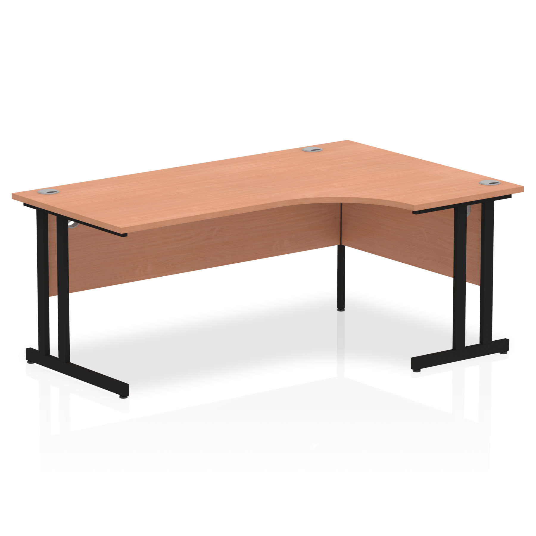 OE - Impulse 1800mm Right Crescent Desk Cantilever Leg - Image 13