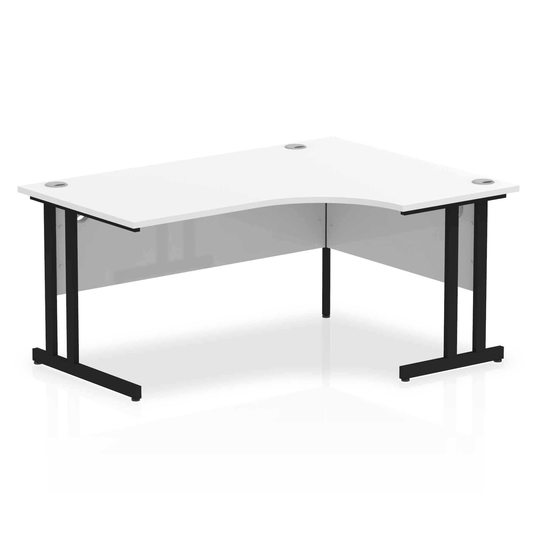 OE - Impulse 1600mm Right Crescent Desk Cantilever Leg - Image 17