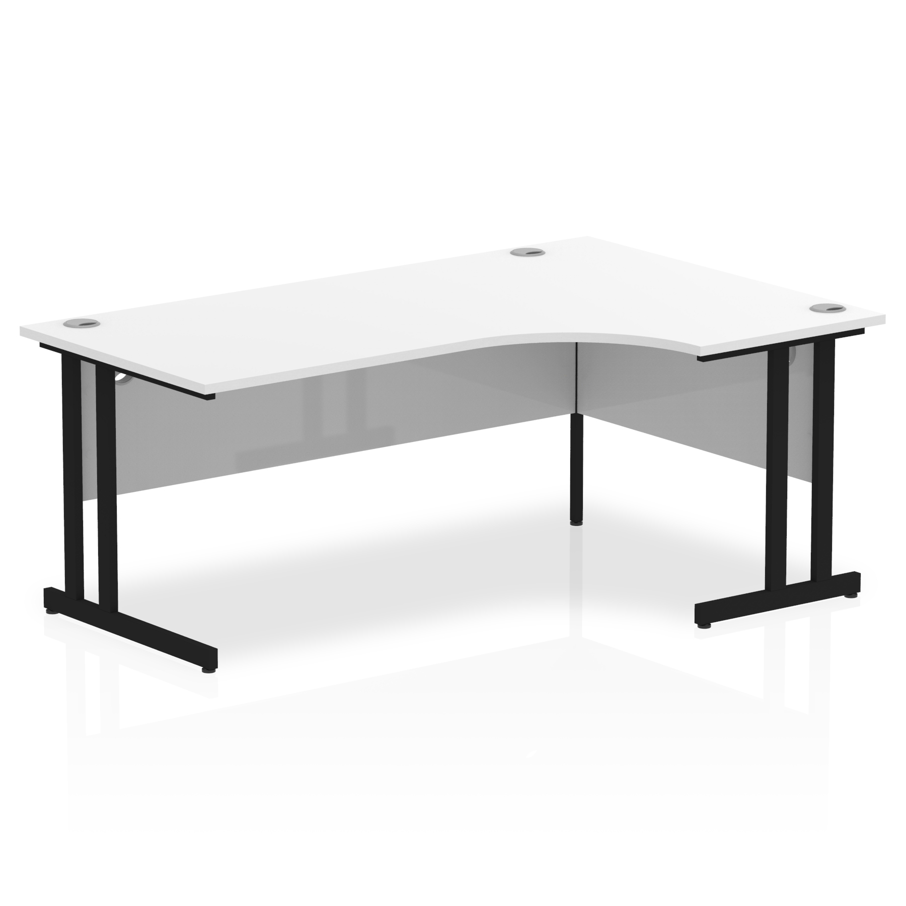 OE - Impulse 1800mm Right Crescent Desk Cantilever Leg - Image 17